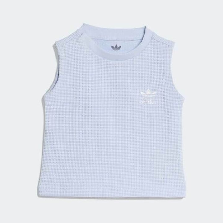 (신세계 사우스시티)[adidas kids] (A085-A100) 와플 쇼츠 탱크 세트 (KC8079)