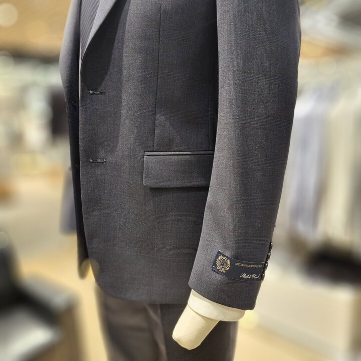 (신세계하남점)renoma 프리미엄  S/S  쉐도우 체크 네이비 수트 RQAMSJ26A