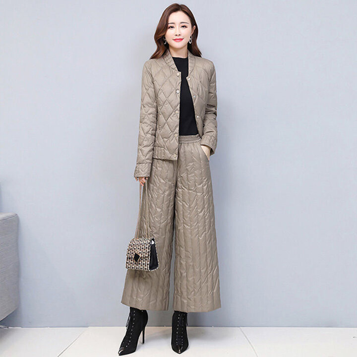 [헬리꽁땡]퀼팅패딩상하세트