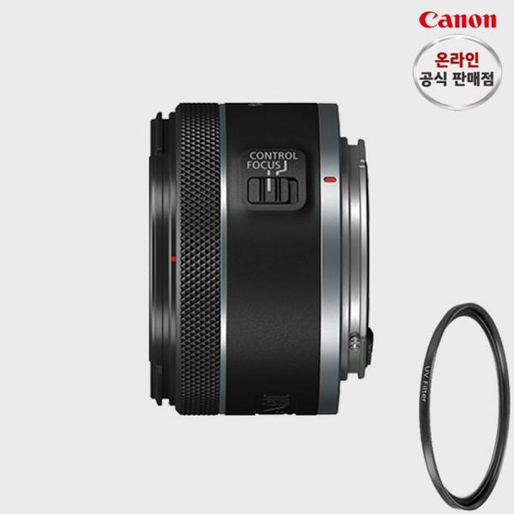 캐논 RF 50mm F1.8 STM + UV필터 + 고급 카메라 융 (캐논공식총판)