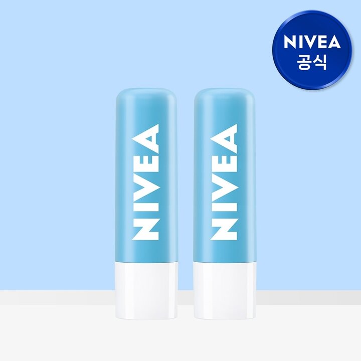 니베아 립케어 모이스춰 4.8g 2개