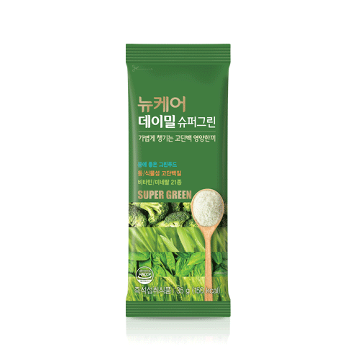 [대상웰라이프]뉴케어 데이밀 슈퍼그린 1박스(총28포)