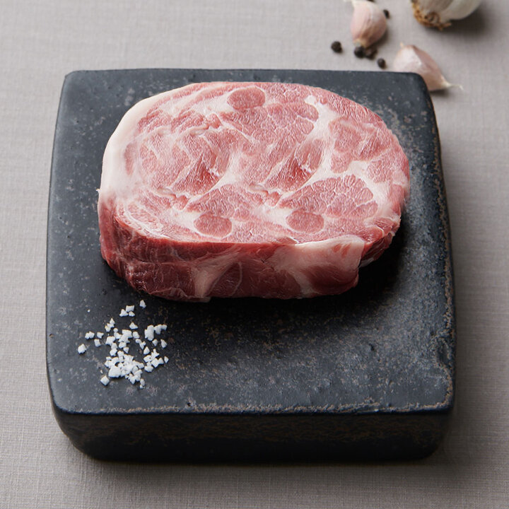 [농협안심한돈][냉장] 국내산 돼지 목살 500g 칼집 구이 바베큐 수육 보쌈 제육 불고기