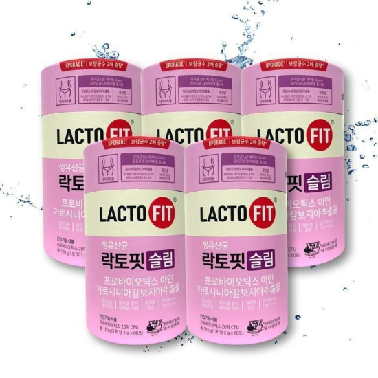 [종근당] 종근당건강 락토핏 슬림 2g 60포 X 5  TB (36843109)