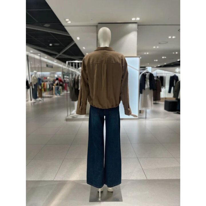 (신세계하남점)[씨씨콜렉트] 모크넥 넥셔츠블라우스 (C253MSC015)