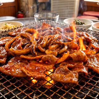 연남동 기사식당 듀록 흑돼지 양념 오징어 삼겹살구이 600G X 2팩