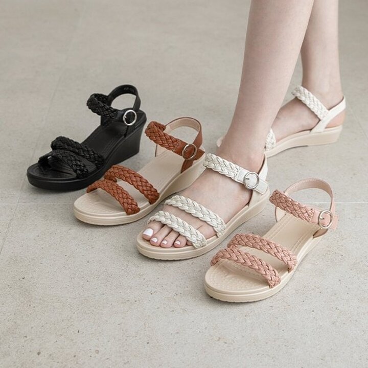 [분홍코끼리]Vol.2 토너 아쿠아 웨지샌들(3.5/5.5/7.5cm)