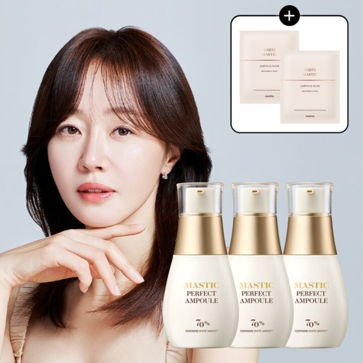 [공식판매처]화이트매스틱 퍼펙트 앰플 25ml 3개 + 앰플마스크 2매