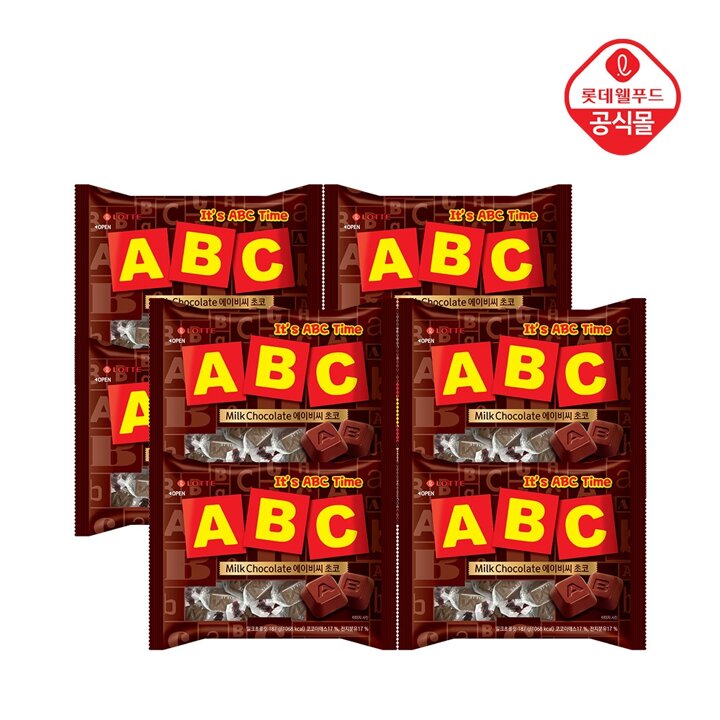 ABC초콜릿 187g x 8개세트