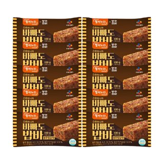 CJ헬씨누리 바빠도밥바 봉추찜닭맛 100g x 10개