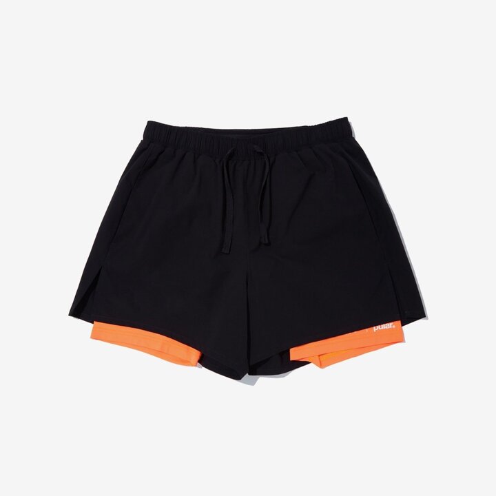(신세계센텀점)Reebok X Pular 5인치 2-in-1 러닝 쇼츠 - 블랙 REPA5FB75BK