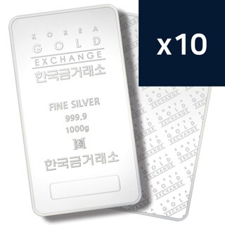 [한국금거래소] 실버바 10kg (1000g x 10개)