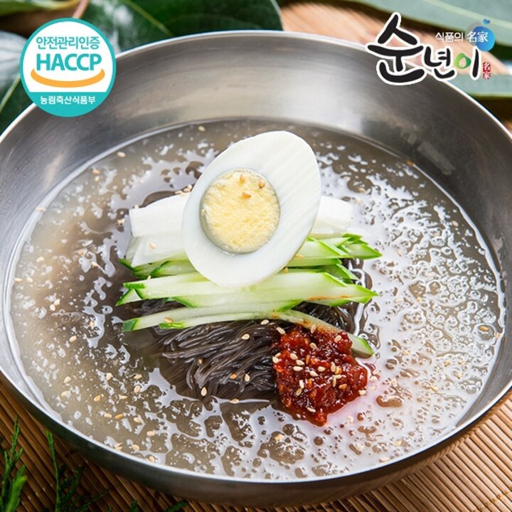 [순년이] 순년이 칡냉면 4kg(20인분)+할매손육수(340gx20)+비빔장(500gx2)