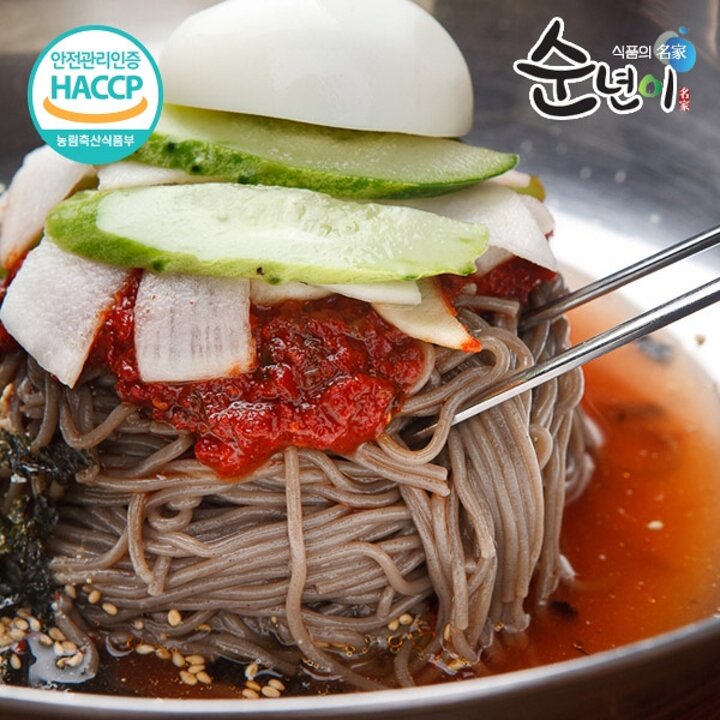 [순년이] 순년이 칡냉면 4kg(20인분)+할매손육수(340gx20)+비빔장(500gx2)