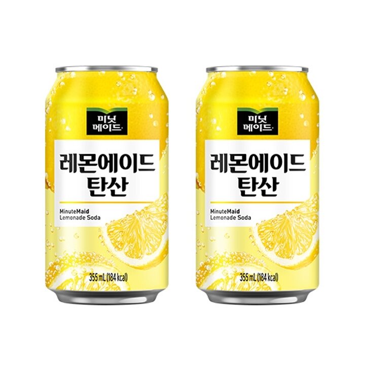 [본사직영] 미닛메이드 레몬에이드 탄산 355CAN X24