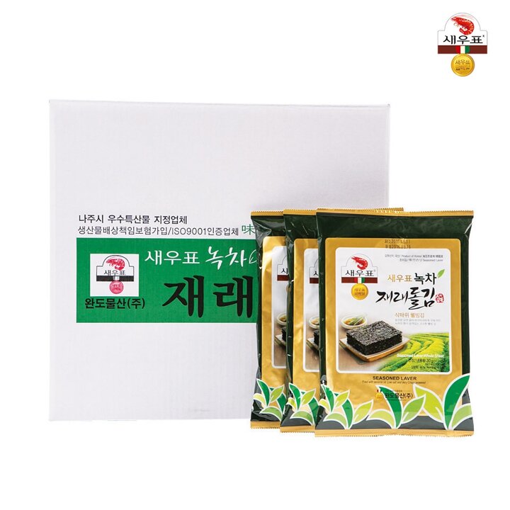[G] 새우표 완도 녹차재래 돌김전장 30g x 40봉