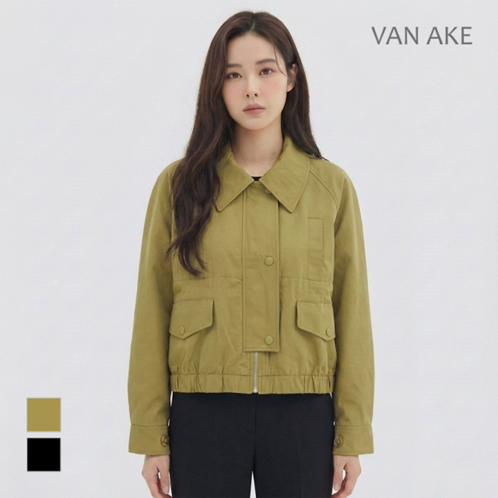 [반에이크] 루즈핏 밑단밴딩 점퍼_VB33JPUD01Z