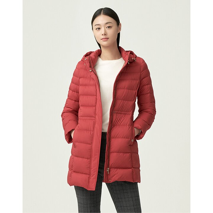 [올리비아로렌] 후드 탈부착 경량 점퍼_VOBKDXW9391