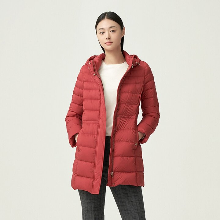 [올리비아로렌] 후드 탈부착 경량 점퍼_VOBKDXW9391