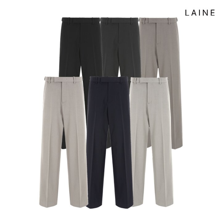 레인 기모 세미 와이드핏 슬랙스 P2205W