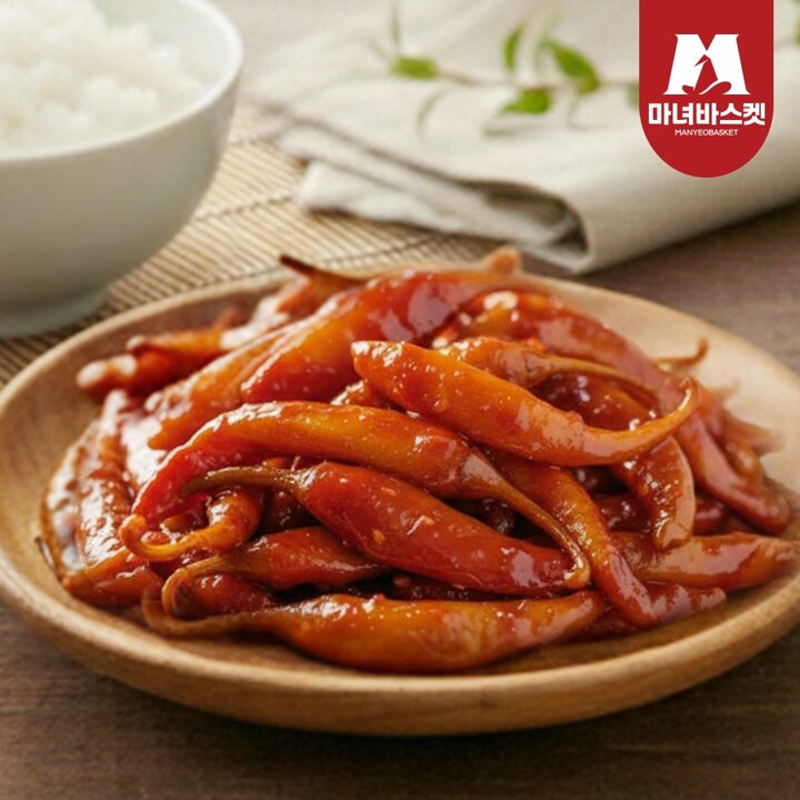 [마녀바스켓] 매콤달콤 고추무침 500g