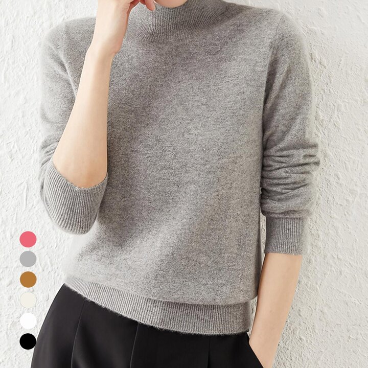 클라셰 레이디터틀넥루즈니트_B4M1844