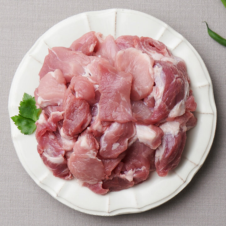 [농협안심한돈][냉장] 국내산 돼지 앞다리살 500g 구이 수육 보쌈 제육 불고기 찌개