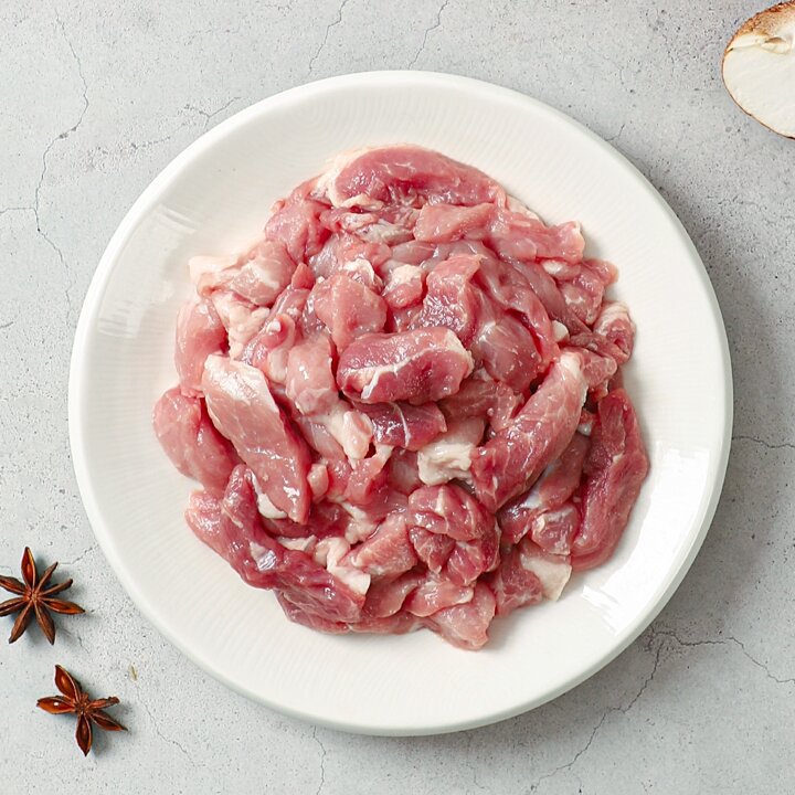 [숨비포크] 제주 한돈 흑돼지 뒷다리살 500g + 500g (찌개용)