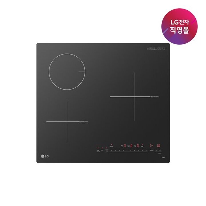 [LG전자 직영] LG 하이브리드 전기레인지 BEY3SRBLE (빌트인전용, 3버너)