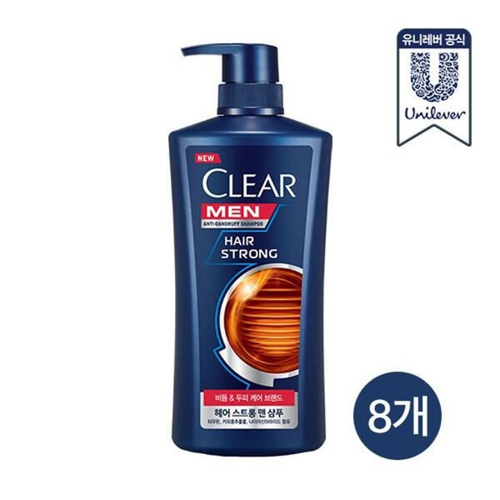 클리어 남성용 샴푸 650ml 8개