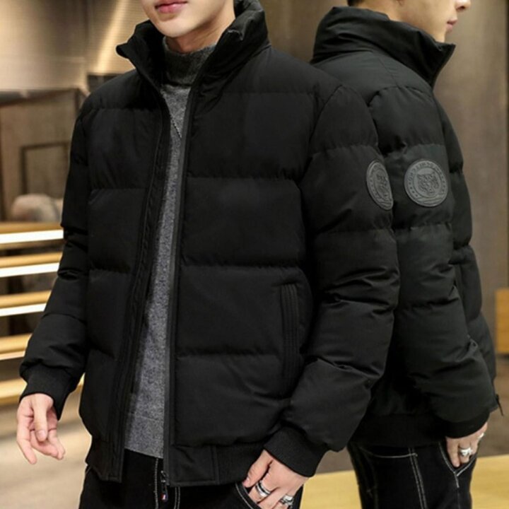 겨울 남자 캐주얼 무지 넥카라 심플 패딩 점퍼 OC-JUP-SWFGCRKG