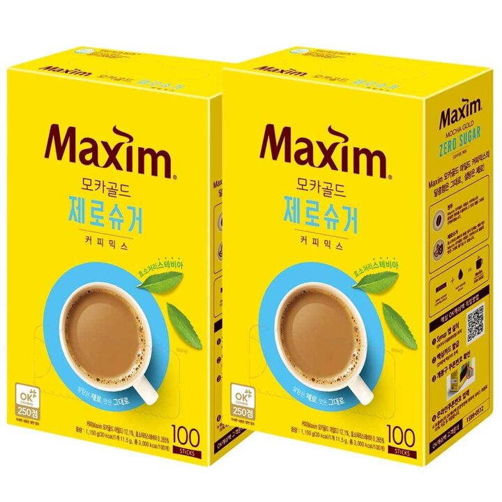 동서 맥심 모카골드 제로슈거 100T X 2개