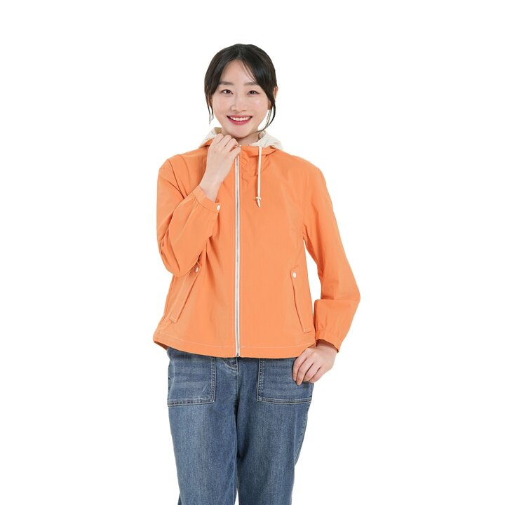 [올리비아하슬러] 배색 후드 캐주얼 여름 점퍼_OHDMJP103