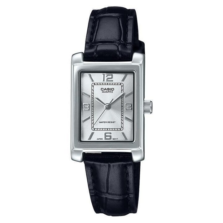 CASIO 카시오 LTP-1234LL-7A 여성 블랙가죽시계 (18888467A)