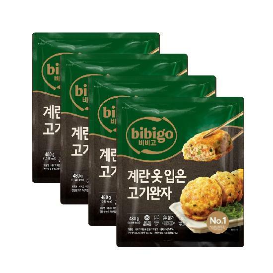 CJ 비비고 계란옷입은고기완자 480g x4개