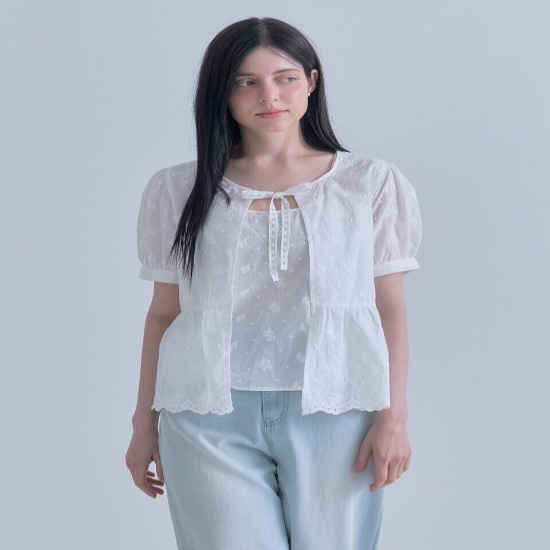 Edel lace blouse (Sleeveless Set) 1color