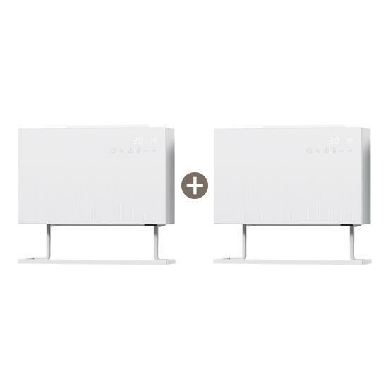 [삼성카드5%할인,일시불 할인][SALE] [더블] 한일 스마트 욕실용 온풍기 화이트+화이트 (HBH-1550RF)