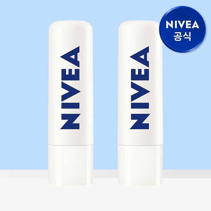 니베아 립케어 더마 SOS 케어 4.8g 2개