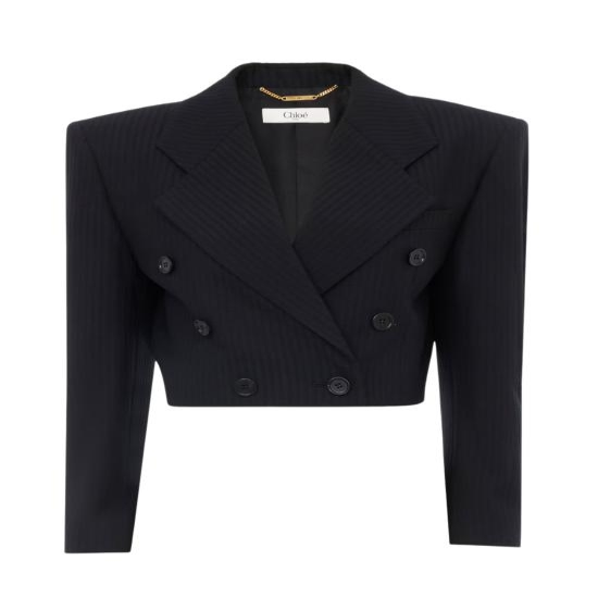 [해외배송] 26SS 끌로에 수트 자켓 CH26SVE76065 001 BLACK