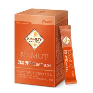 [S][대상웰라이프] 리얼 카무트 브랜드 밀 효소 (3 g x 30포) 1박스