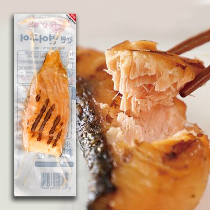 [G][오뚜기] 오쉐프 렌지에 돌려먹는 순살 연어구이 (60g) x 10개