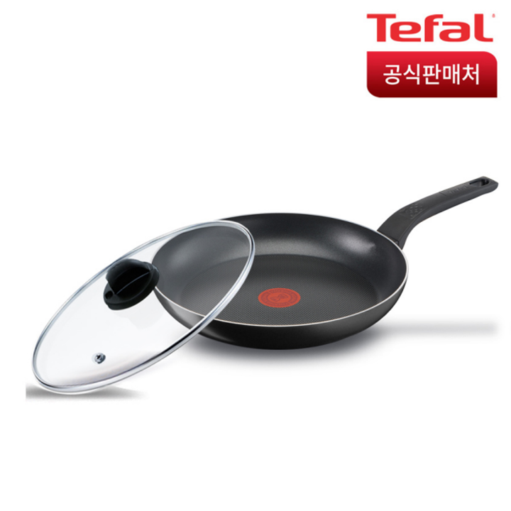테팔 심플리클린 후라이팬 28cm+정품유리뚜껑