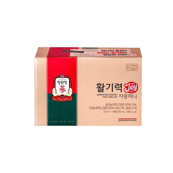 [정관장 본사직영] 활기력JOY 20ml*14병(280ml)+쇼핑백