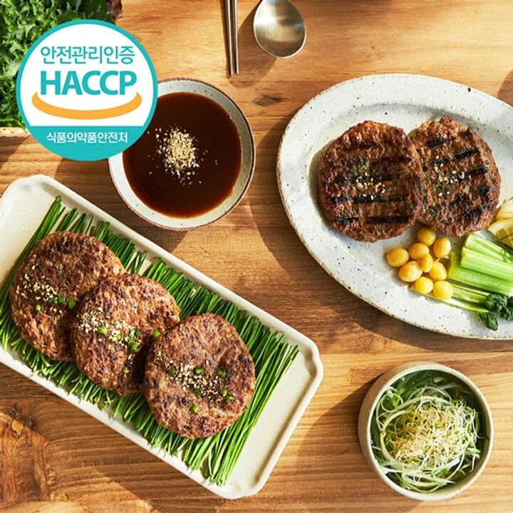 [웰굿][HACCP] 순창 명품 모둠 수제 떡갈비 1.2kg(5가지맛,각2팩)