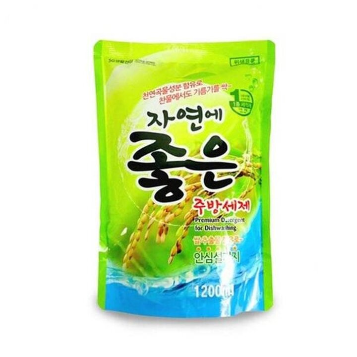자연에좋은주방세제 1.2kg 야채과일세정