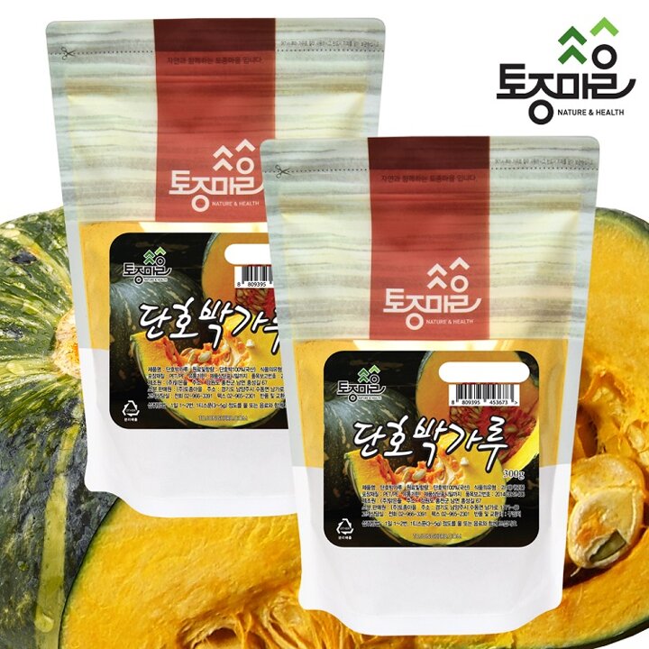 [토종마을] 국산 단호박가루 300g X 2개