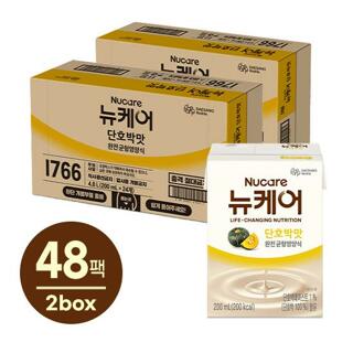 [대상웰라이프] 뉴케어 단호박맛 (200mlx24팩), 2박스