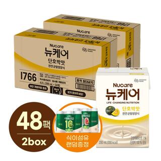 [대상웰라이프] 뉴케어 단호박맛 (200mlx24팩), 2박스