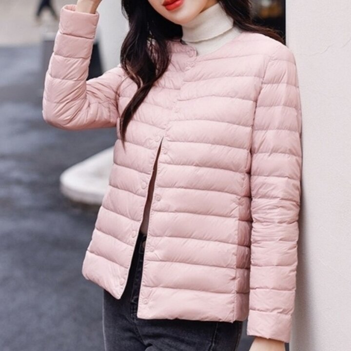 경량패딩 덕다운 오리털 여성용 긴팔 가을 겨울 점퍼20227316667501