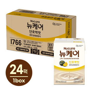 [대상웰라이프]뉴케어 단호박맛 (200mlx24팩), 1박스